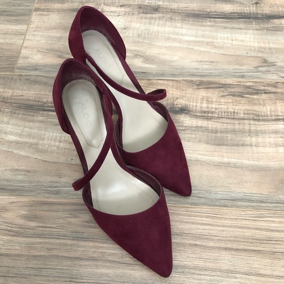 Aldo pointed suede high heels - Picture 6 of 8